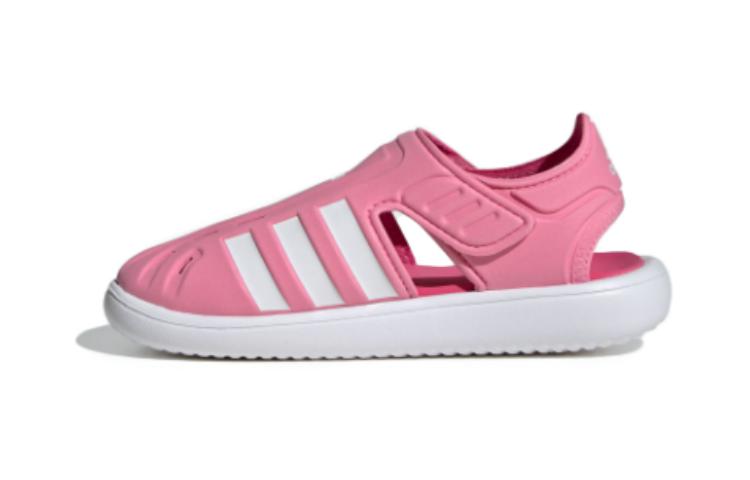 adidas Закрытые Водные Сандалии с Амортизацией, Износостойкие Детские Сандалии Розовые Дошкольные IE0165