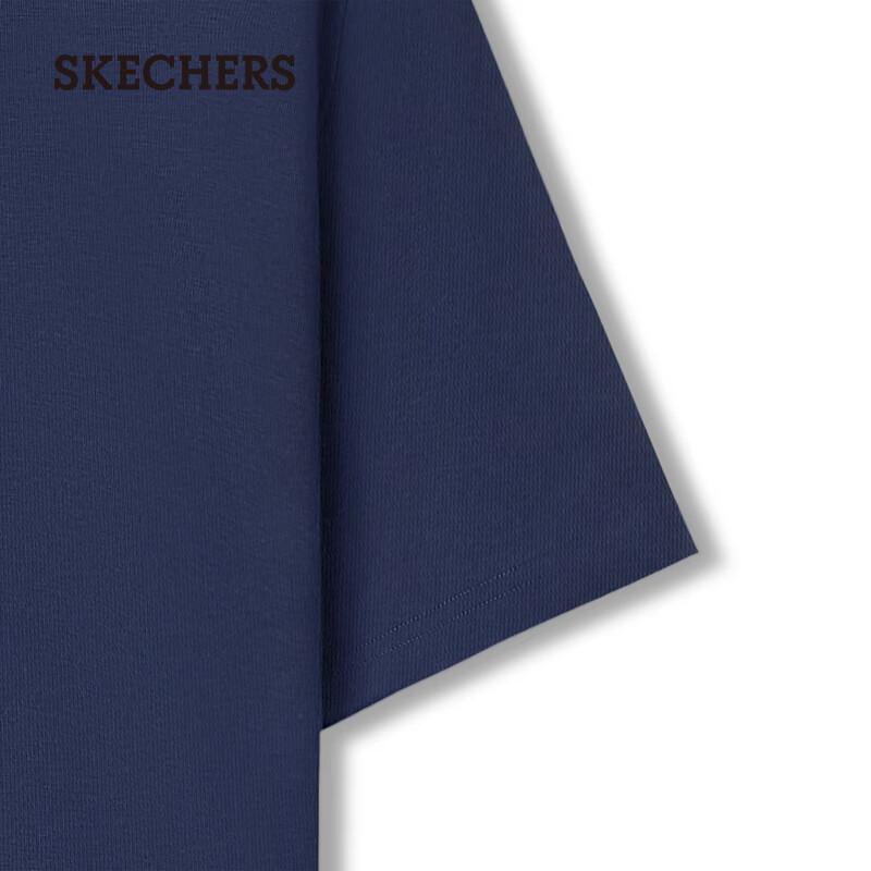 Skechers Мужская классическая вязаная футболка с коротким рукавом