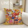 Cartoon Super Plumber Cushion Cover Pillowcase Set Pcs x x Breathable Washable Sofa Cushion Cover