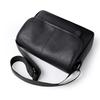 Men's Crossbody Bag Soft Leather Shoulder Bag Business Small Satchel Student Messenger Bag