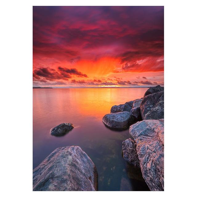 Пейзаж Закат Пляж Море Пирс Принты Постер Холст Картина Современное Настенное Искусство Картина HD Для Гостиной Спальни Украшение Дома