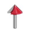 Professional Shank Router Bits Solid Milling Cutter V Type 90 Degree Router Bits  Hand Tool