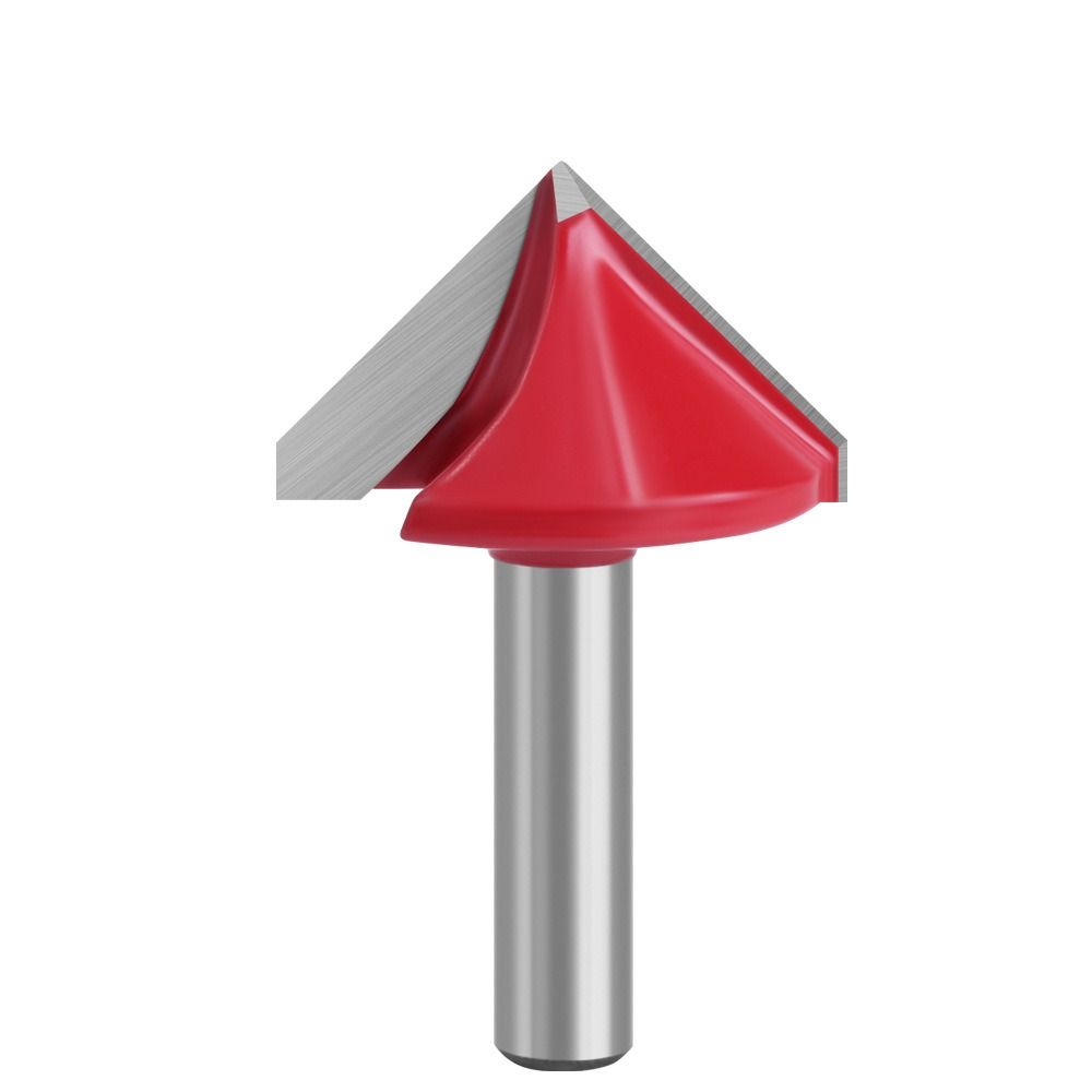 Professional Shank Router Bits Solid Milling Cutter V Type 90 Degree Router Bits  Hand Tool