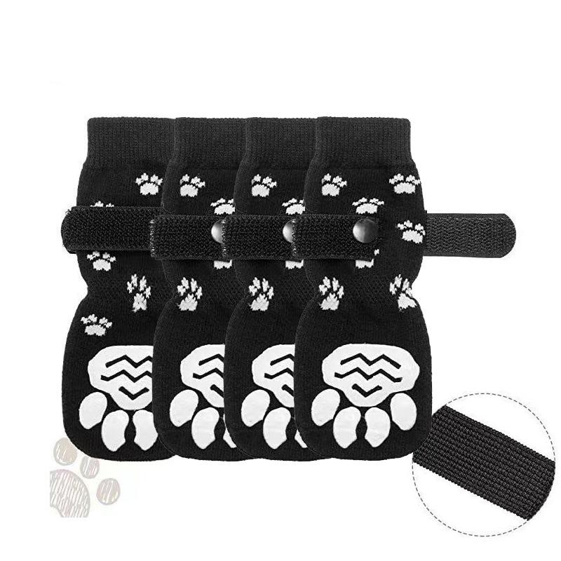 Silent Non-Slip Animal Pet Socks for Medium Large Dogs Breathable Outdoor Dog Shoes Anti-Dirt Paw Protectors All Seasons Use