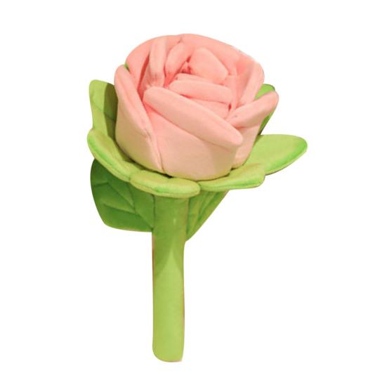 Плюшевая игрушка роза Реалистичный дизайн цветка Мягкая исцеляющая Никогда не увядающая Имитация цветка розы Эмоциональная игрушка-компаньон