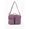 Women's Multi-pocket Waterproof Satin Fabric Adjustable Cross Strap Shoulder Bag
