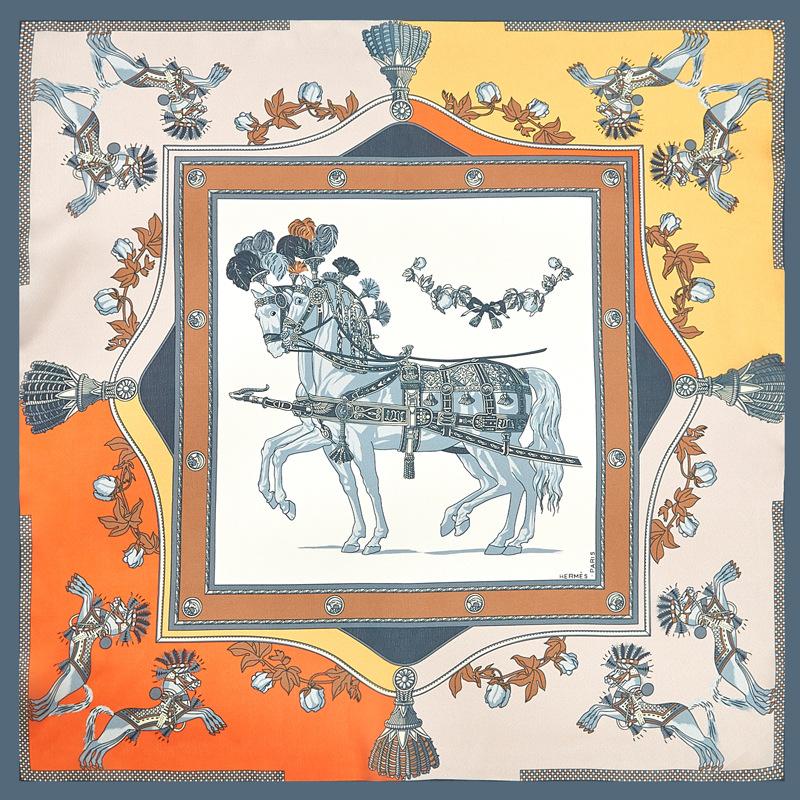 Маленький квадратный шарф, женский весенний новый шелковый атласный шелковый шарф с принтом, шаль на шею, подарок, мода