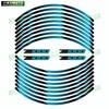 For Z1000 Z 1000 reflective motorcycle accessories 17 inch front and rear wheel decals hub modified wheel rim sticker decoration