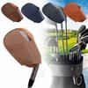 Accessories Leather Golf Iron Head Cover Golf Rod Sleeve Protective Headcover Golf Club Head Covers