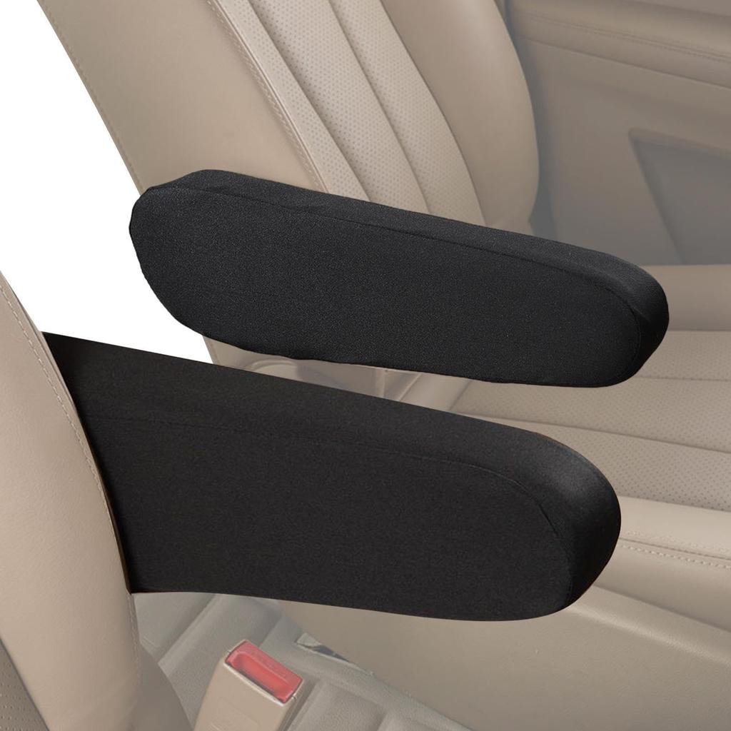Автомобильные чехлы на подлокотники Эластичная ткань Чехлы на подлокотники передних сидений автомобиля, Дышащие Мягкие на ощупь Автомобиль