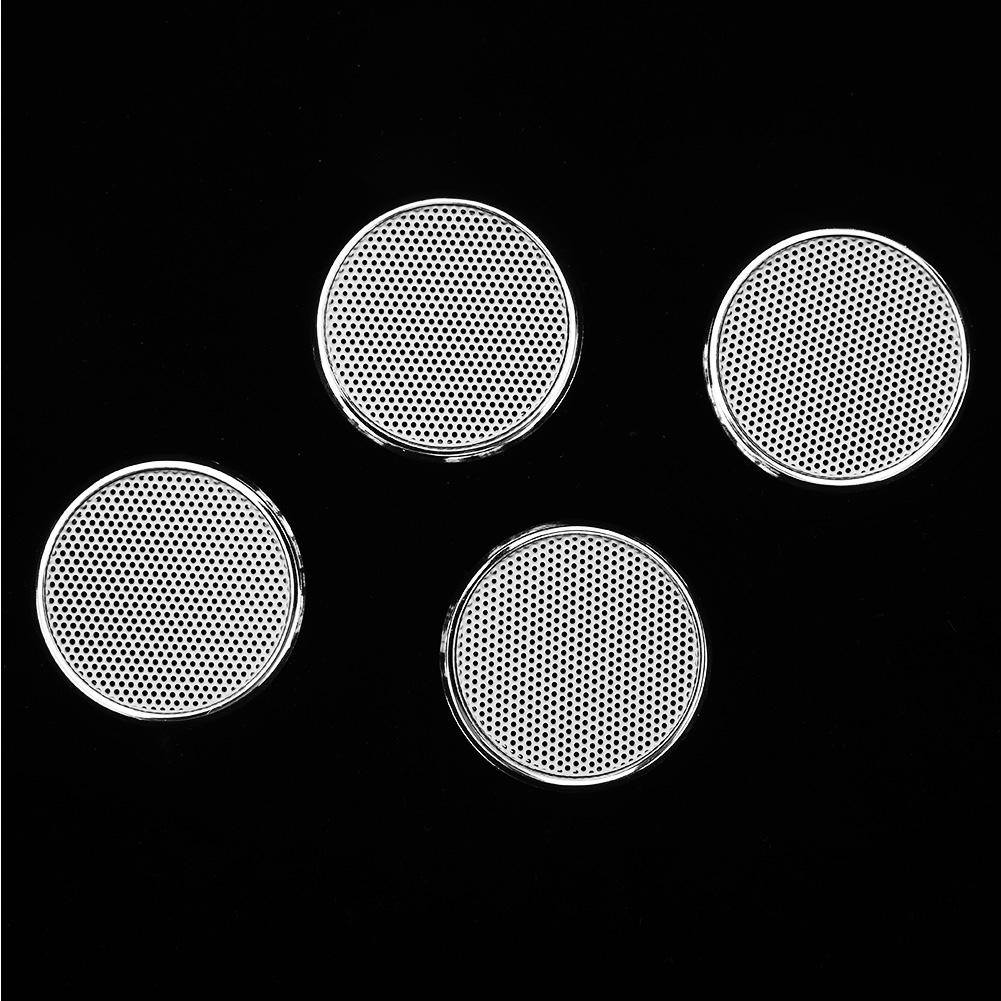4шт 1-дюймовая защитная решетка для аудиодинамика, декоративная белая сетчатая решетка для аудиодинамика