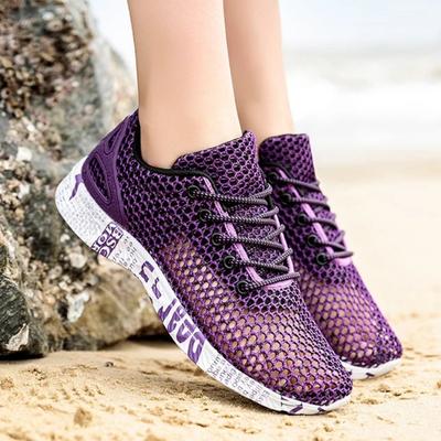 Модная спортивная обувь для женщин, дышащие кроссовки для бега - обувь для трейлраннинга легкая и подходит для спортзалов и пробежек