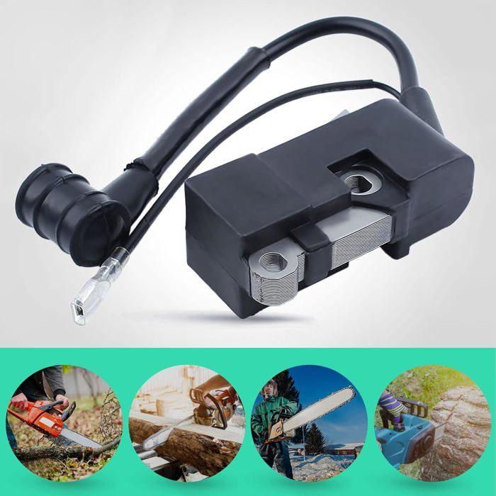 Bobine d'Allumage Module pour Tronçonneuse 4500 5200 5800 45cc 52cc 58cc, Module de Bobine d'allumage Accessoires de Rechange