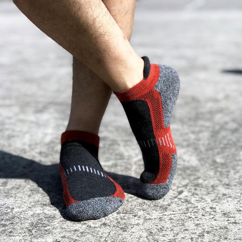 5 пар новых мужских носков, толстые спортивные хлопчатобумажные носки на осень-зиму, мужские уличные баскетбольные носки высокого качества