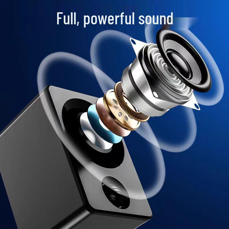 Компактная USB настольная колонка X9 - Мини аудио сабвуфер для ноутбука