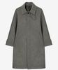 Mindbridge [Couture] Herringbone Oversized Balmacaan Long Coat