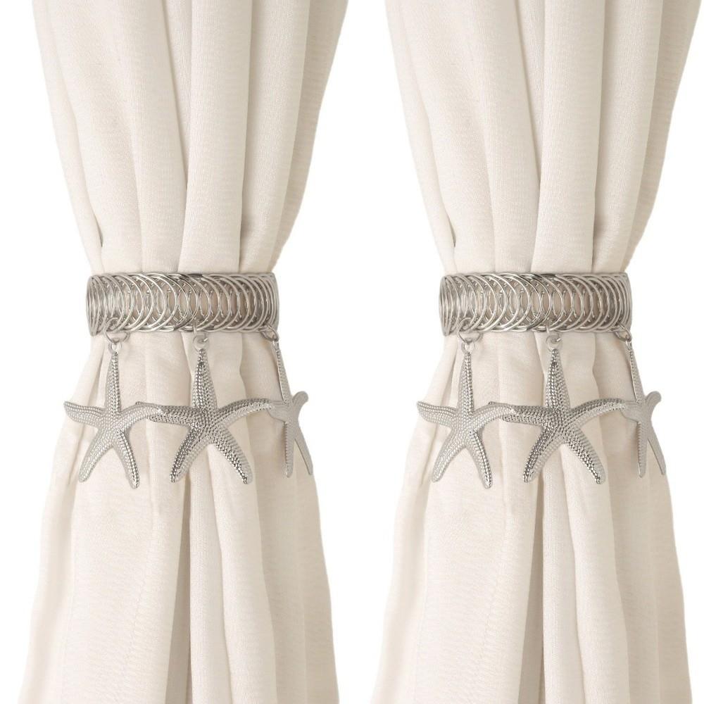 2Pcs Vintage Curtain Tie Backs Adjustable Curtain Clips Window Curtain Tie Belts Room Ornaments