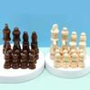 32 шт. Деревянные фигуры для международных шахмат Ручная резьба Шахматные пешки Фигурки Шахматные аксессуары Прочные