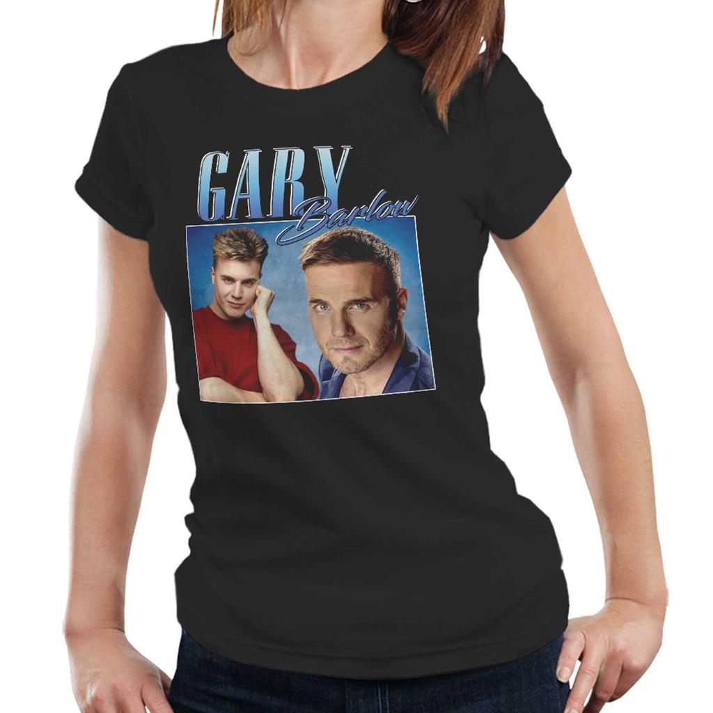 Футболка Gary Barlow Appreciation Полуприлегающая Женская Оммаж Ретро Мальчишник Девичник