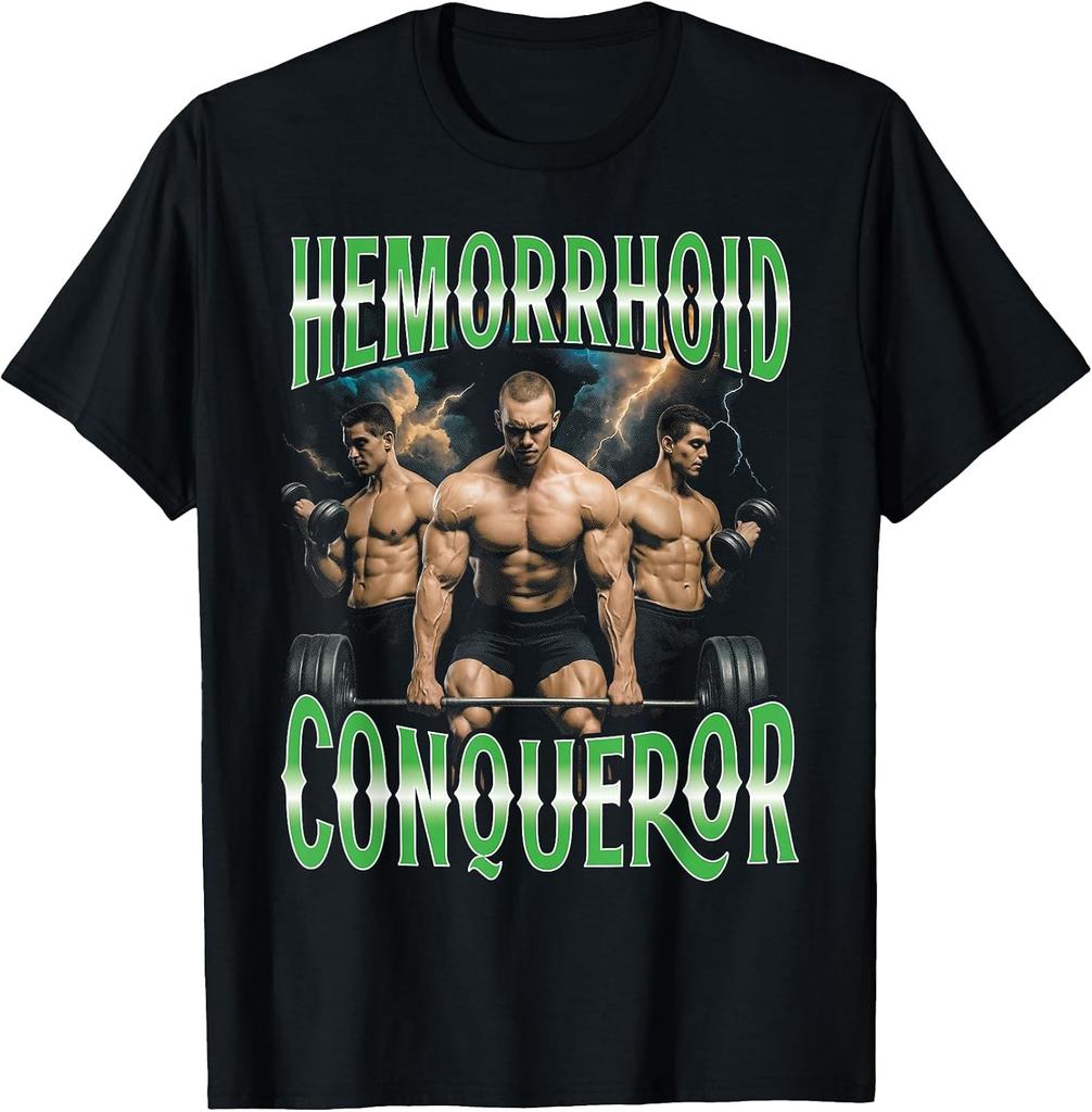 Humorous Bodybuilder T-Shirt - Conquer Your Challenges with Style