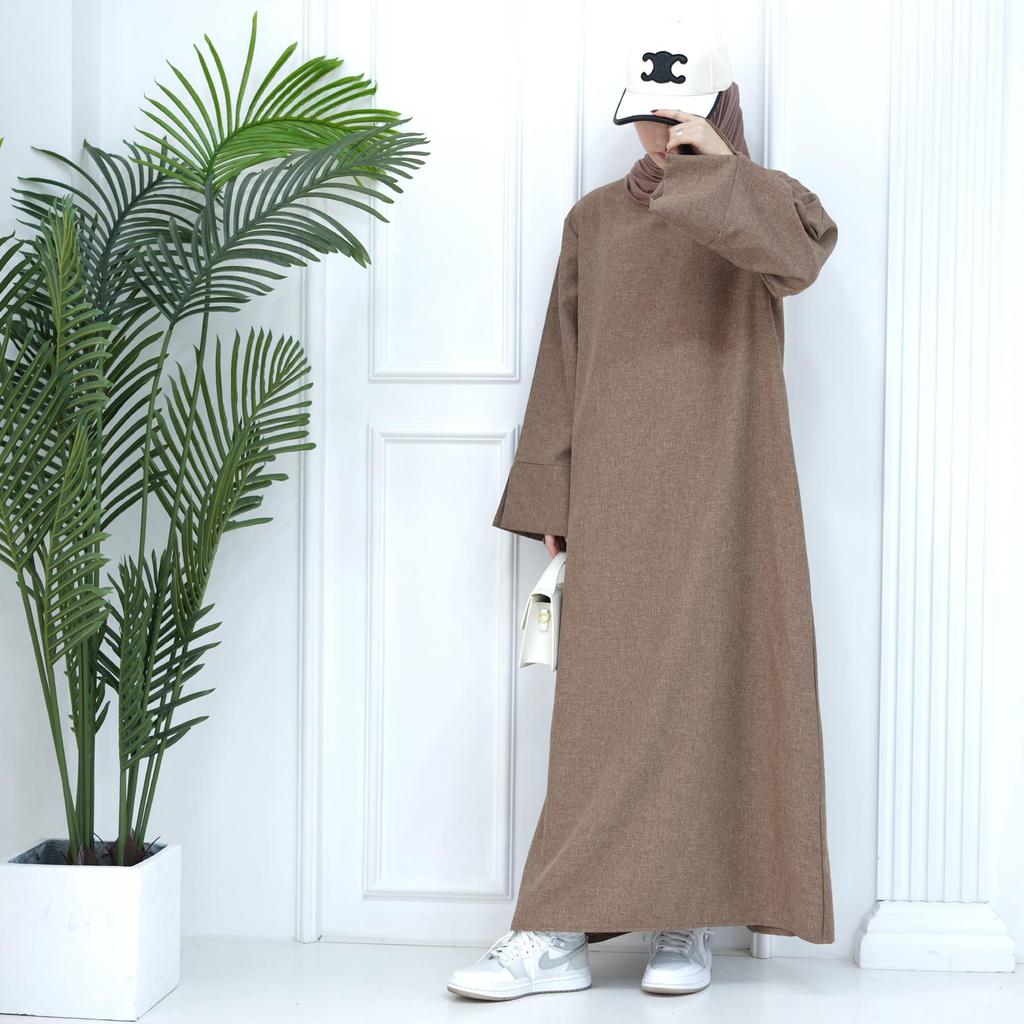 Elegant Plus Size Loose Dress Robe - 2024 Collection for Middle East and Turkey