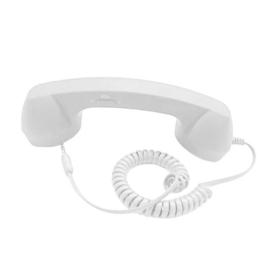 Ретро телефонная трубка с разъемом 3,5 мм, приемник для мобильного смартфона с микрофоном и динамиком, универсальная винтажная старая телефонная трубка