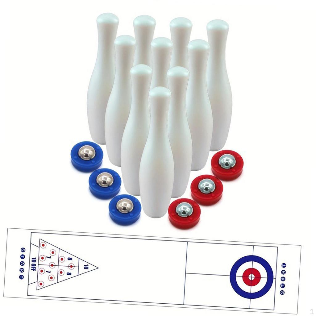 Desktop Bowling Game Set Multiuse Mini for Party Indoor Teens