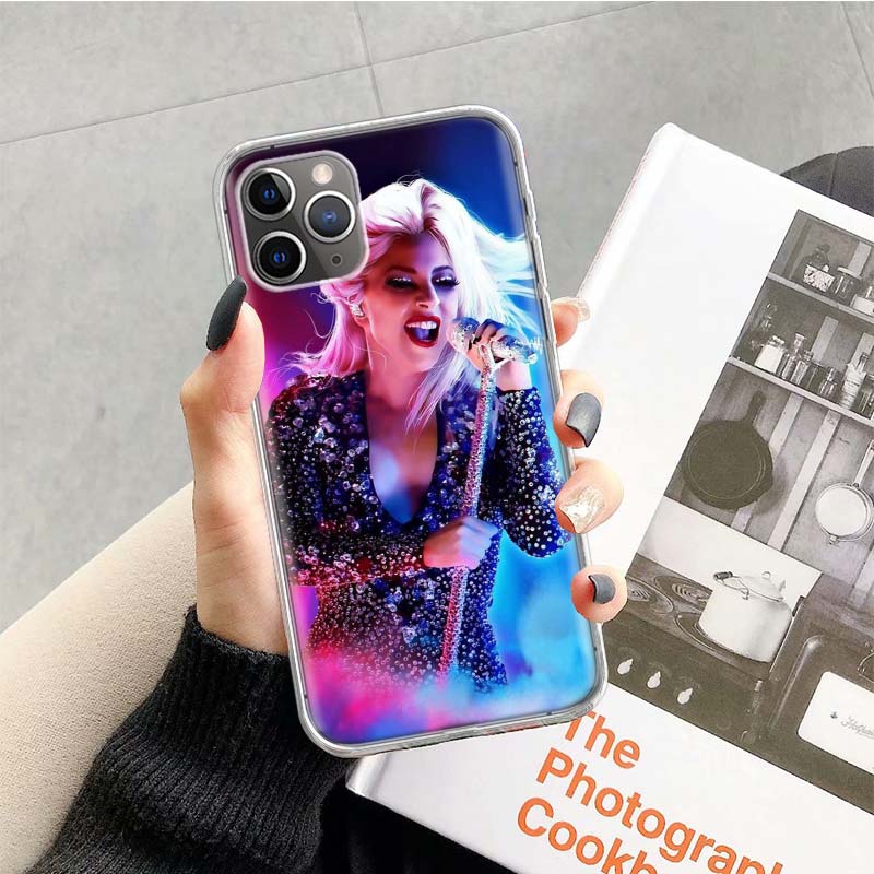 lady gaga singer Phone Case For Apple iPhone 17 Air 16 15 Plus 14 + 13 Mini 12 11 Pro Max 7 8 SE 16Max Soft Shell Cover Coque 17