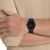 CALVIN KLEIN watch quartz movement steel strap bla dial men's watch simple two-hand bla men's watch 25300008
