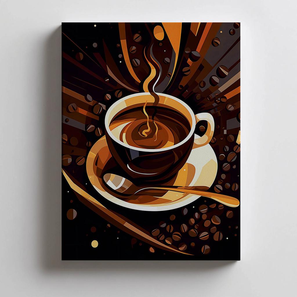 Retro Aromat Retro Aromat, 70X100 Cm, Rama Drewniana Ciemny Brąz, Papier Matowy 230 Gsm