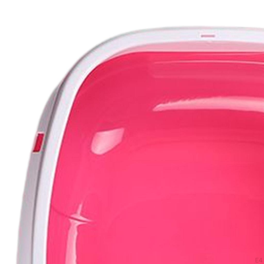 Cat Deep Toilet Durable Sifting Anti Splashing Sand Box Open Cats Litter Pan for Small Medium Large