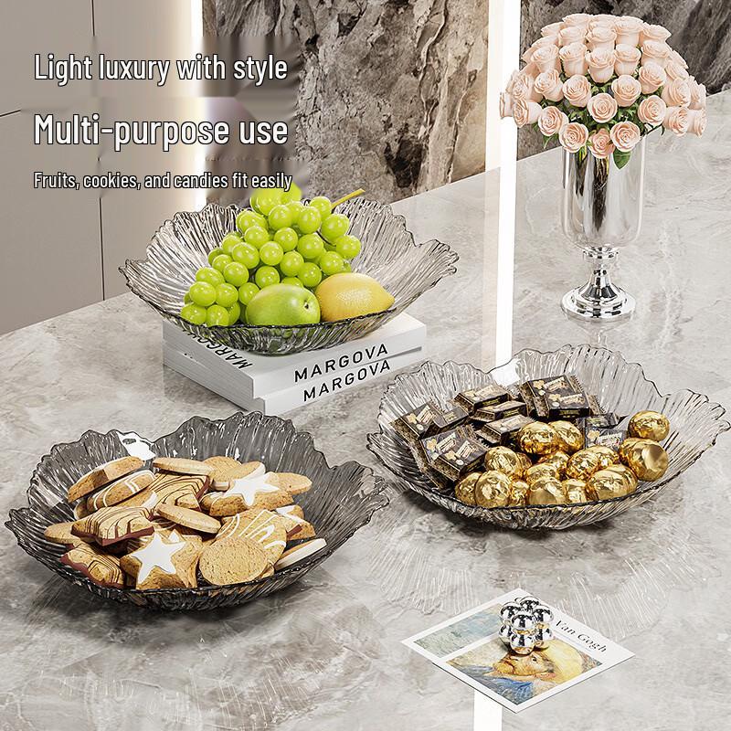 Elegant Petal Design Snack & Fruit Tray