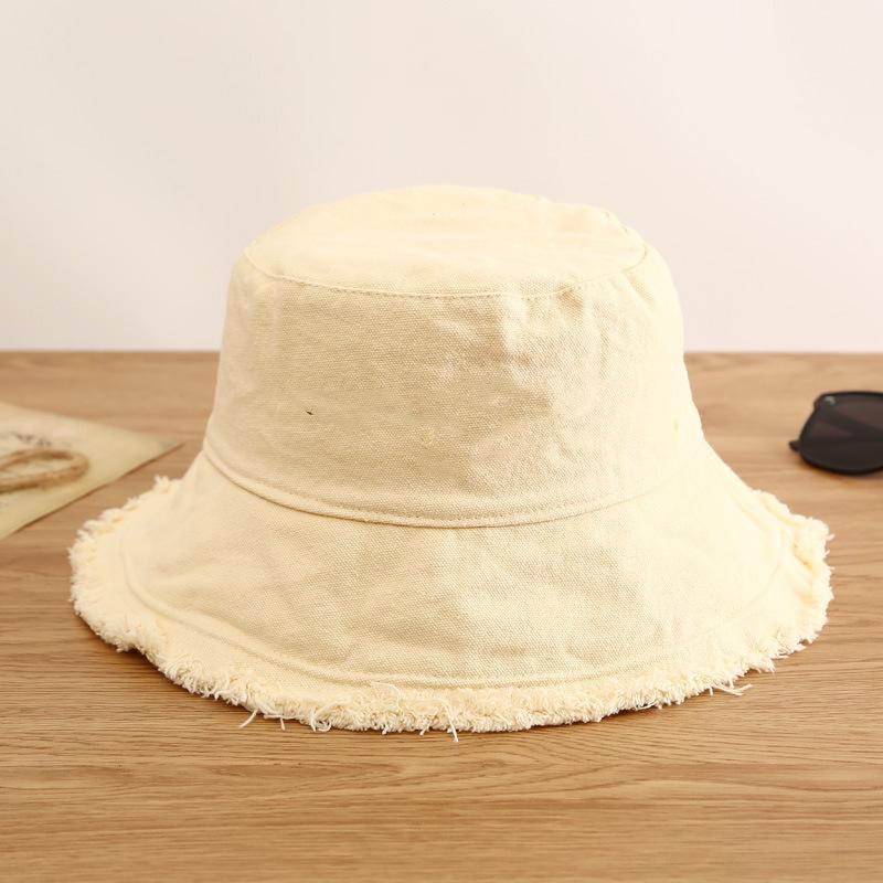 Fashion Women Cotton Bucket Hat Female Summer Autumn Sunscreen Fisherman Cap Outdoor Beach Sun Cap Hat For Women
