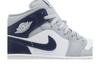 Jordan 1 Серый волк Полуночный синий