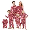 Matching Family Christmas Print Flannel Homewear Set Long-Sleeve Top And Pants