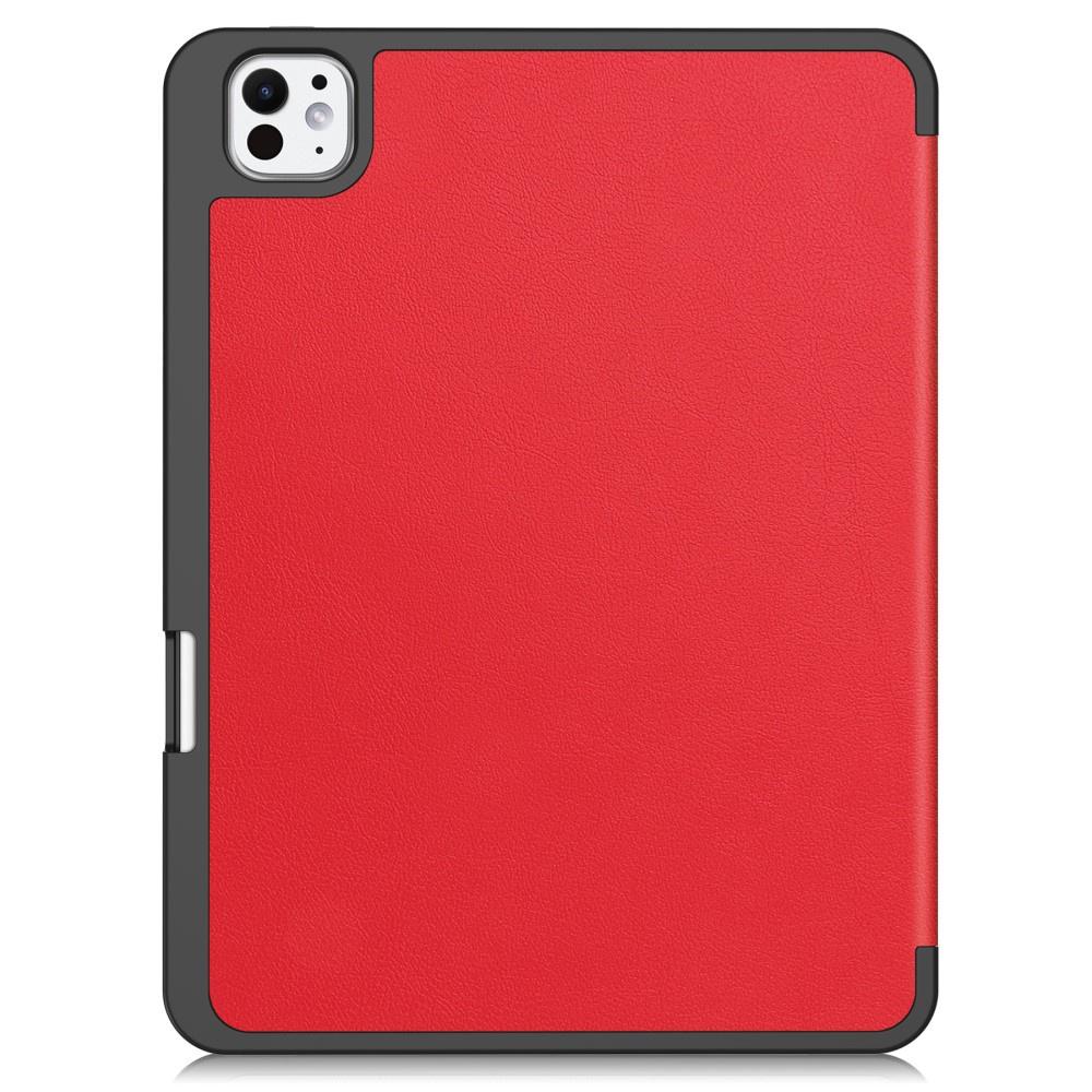 Case for iPad Pro 11" M5 2025 / M4 2024 (6th/5th gen.), Smartcase with stylus holder, red