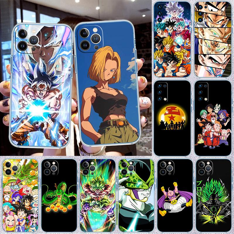 Dragon Ball Cartoon Phone Case for Motorola Moto G10 G20 G30 G31 G32 G34 G35 G41 G42 G50 G51 G52 G55 G60 G60S G62 G71 G72 G75