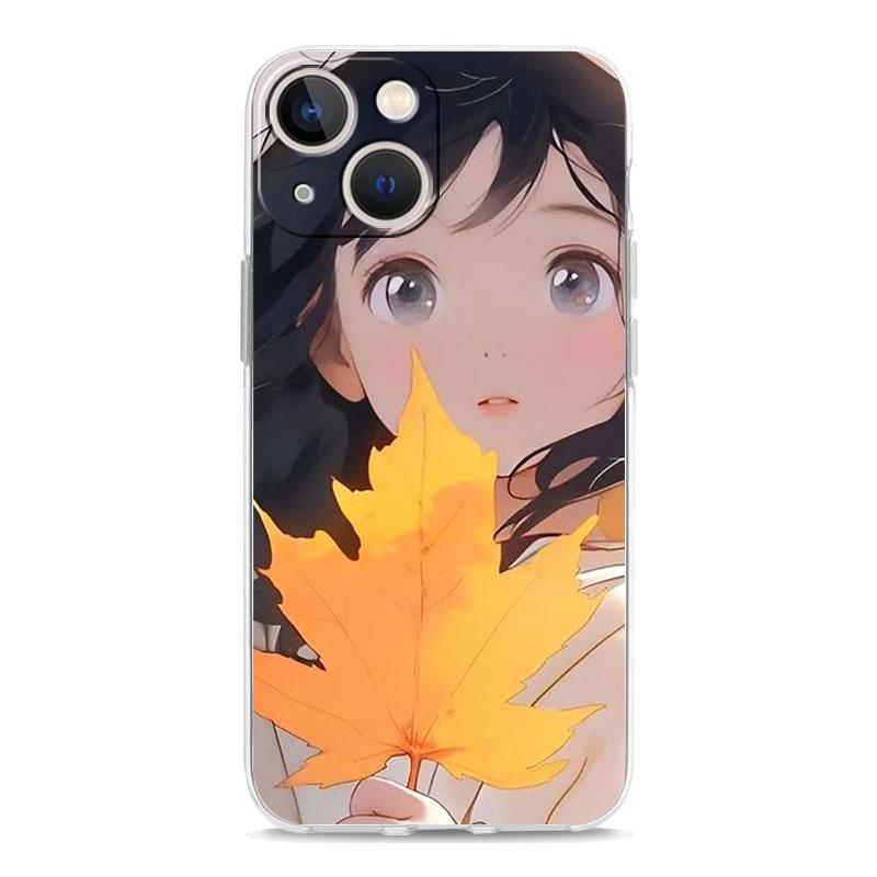 Чехол для iPhone 17 Чехлы iPhone Air 16 15 12 13 14 Pro Max 7 8 Plus 16Pro iPhone11 Мягкий чехол Милый Мальчик Девочка Пара