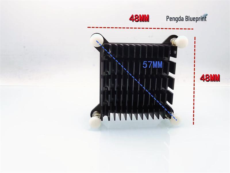 Вентилятор видеокарты 4010 с радиатором для охлаждения чипсета северного/южного моста, измерение скорости 12 В, расстояние между отверстиями 57 мм/40 мм.
