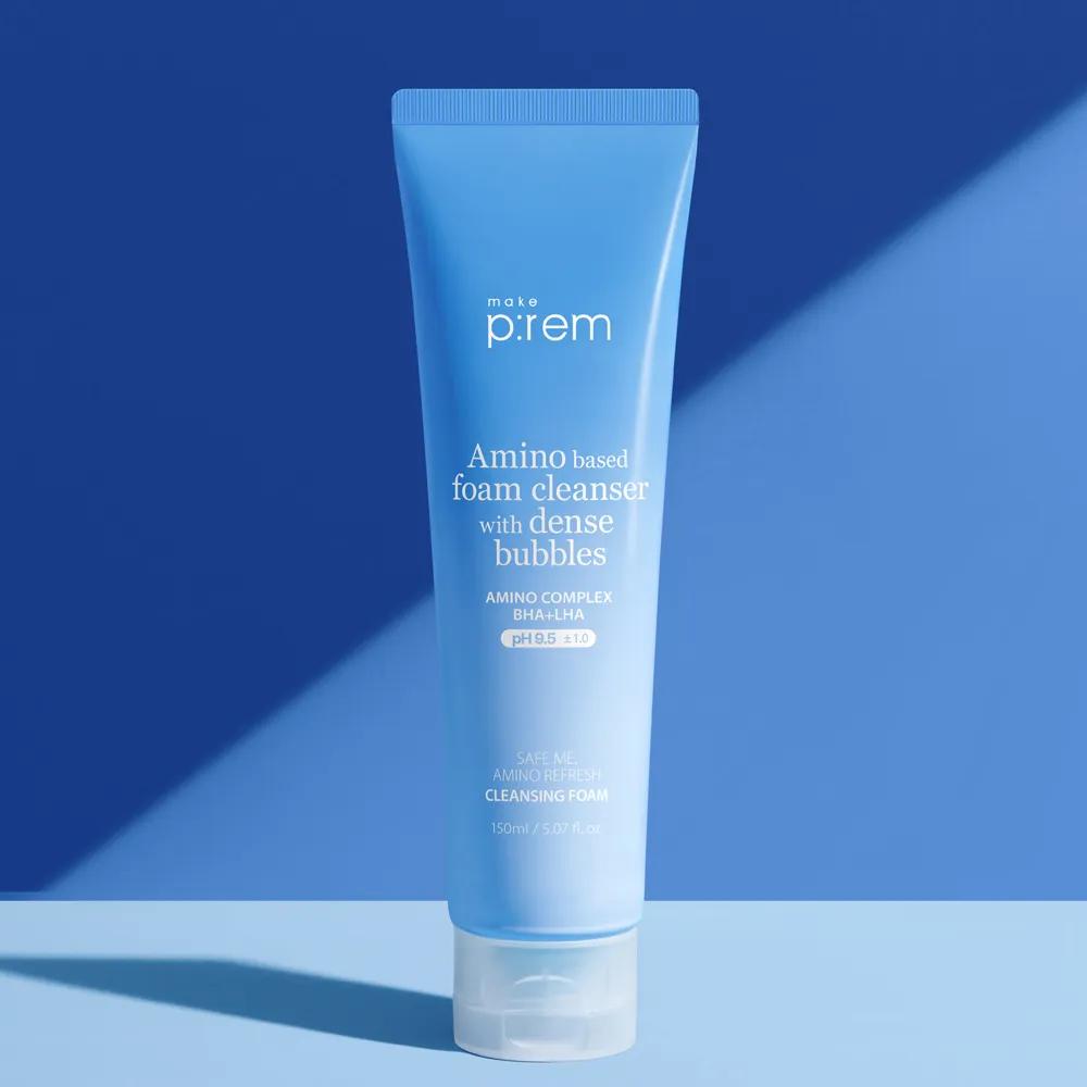 Make P:REM Safe Me Amino Освежающая пенка для умывания 150 мл