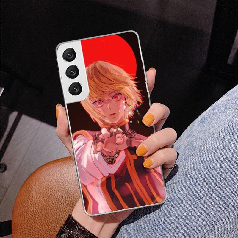 Чехол для телефона Hunter X Kurapika для Samsung Galaxy S24 S25 Edge S26 Ultra S23 S22 S21 Plus S20 FE + Персонализированная печать Чехол Galaxy