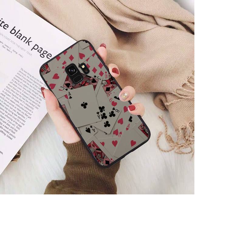 Poker Phone Case For Samsung Galaxy S20 S10 Plus S10E S5 S6 S7edge S8 S9 S9Plus S10lite 2020