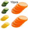 Decor Artificial Fruit Slice PVC Portable Fake Slice Simulation Lifelike