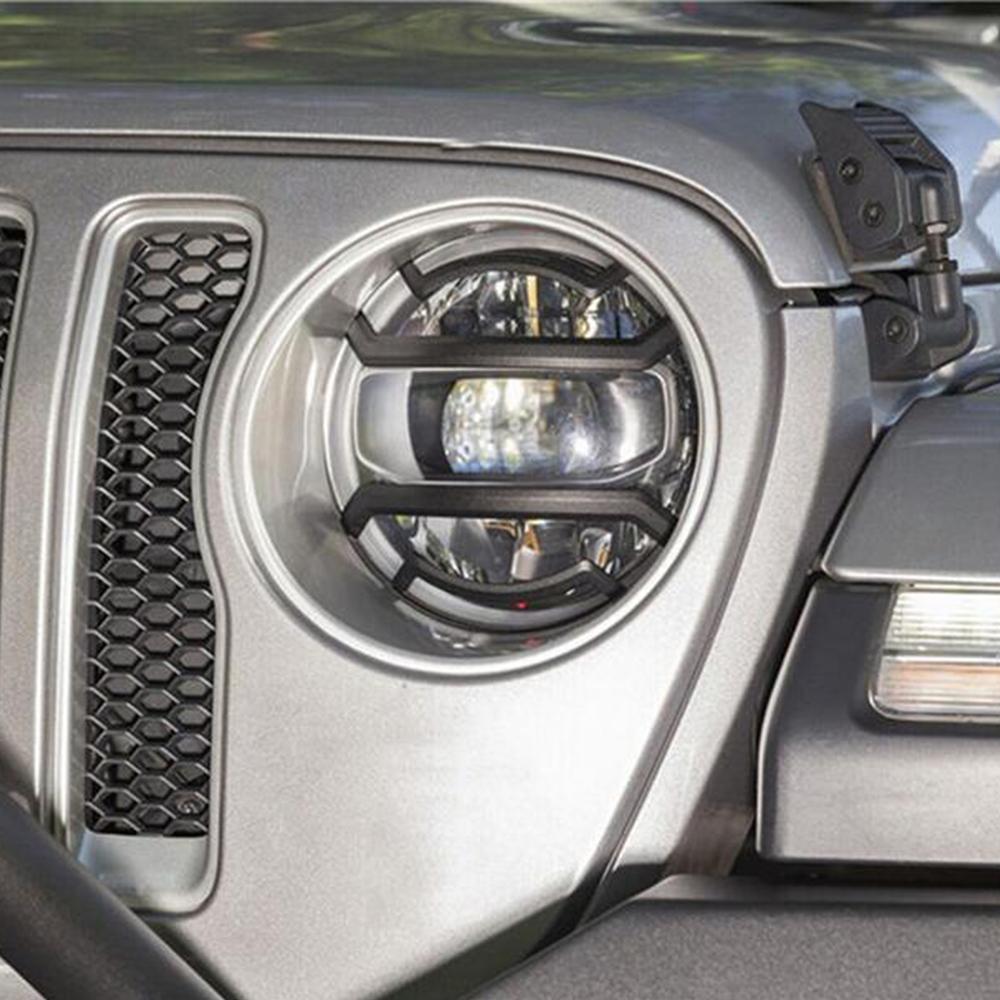 1 Pair Headlight Guard Kit For Jeep Wrangler Jl 2018-2022