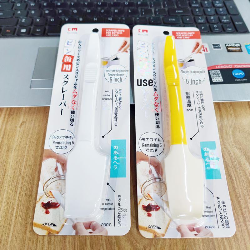 Japan KM.5088 Multi-Purpose Silicone Bottle and Jar Scraper