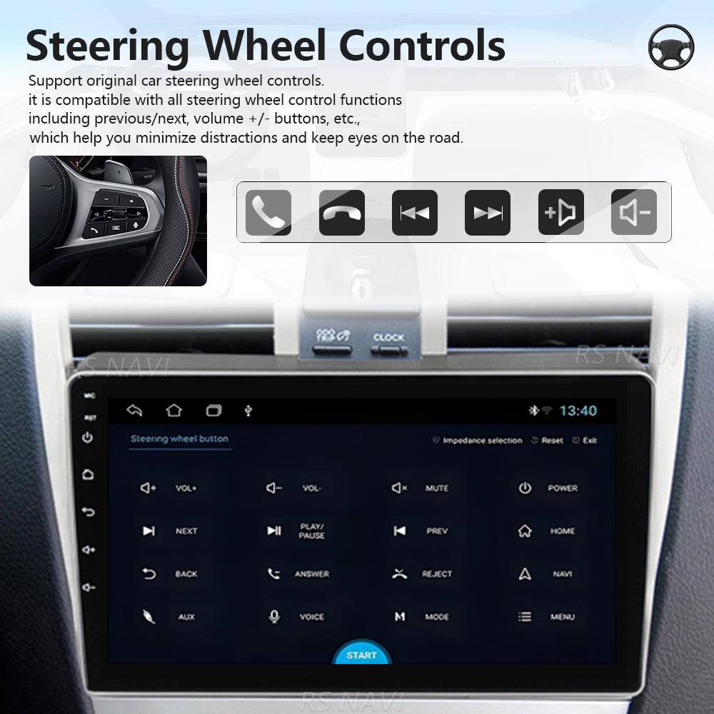 Android 16 pour Toyota Vios Yaris 2007 - 2012 Carplay auto autoradio GPS lecteur multimédia DSP caméra 360° contrôle par application Snapdragon