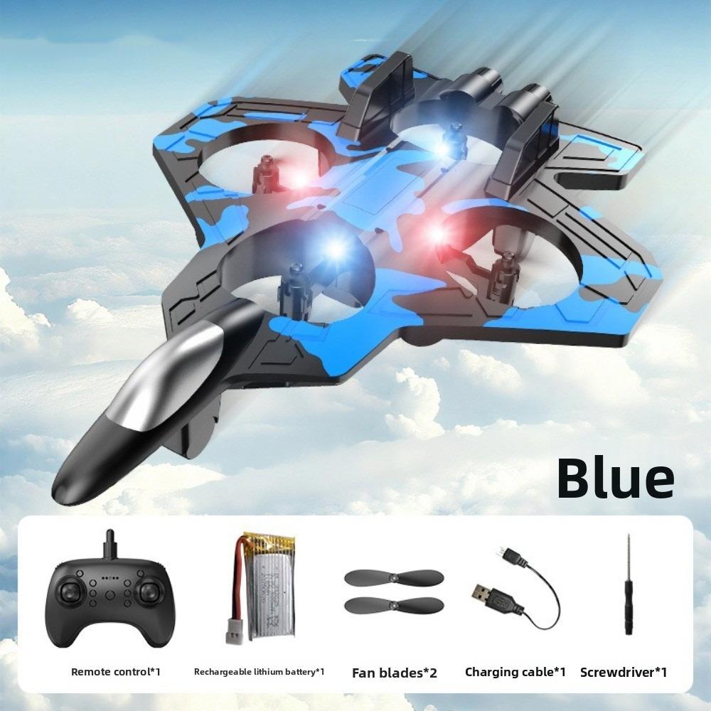 Stunt Roll Remote Control Plane 2.4GHz Foam Helicopter Quadcopter Creative RC Fighter Plane