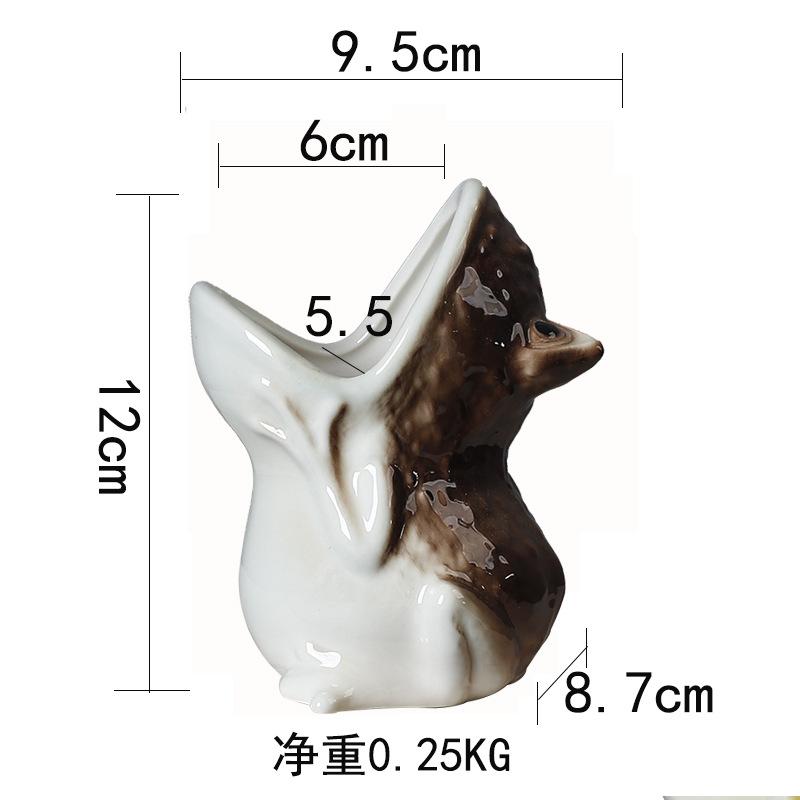 Милый мультяшный лягушонок, суккулентный цветочный горшок, керамический цветочный горшок, лягушка с открытым ртом, садовые аксессуары, суккулентный цветочный горшок