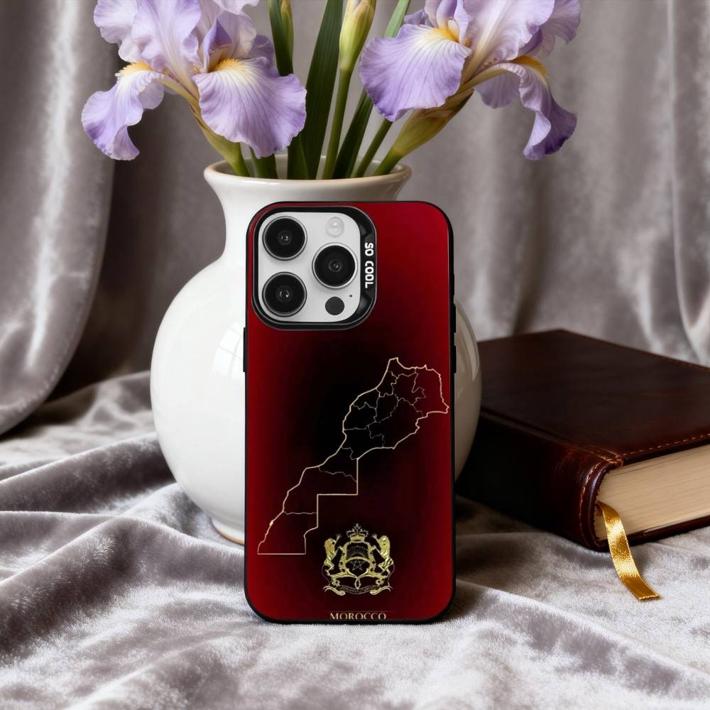 M-Марокко-C M-Марокко F-Флаг Чехол для телефона Для iPhone17,16,15,14,13,12,11 Plus,Pro Max Черный Конфетный серебристый чехол для телефона