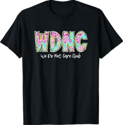 WDNC We Do Not Care Club, T-Shirt